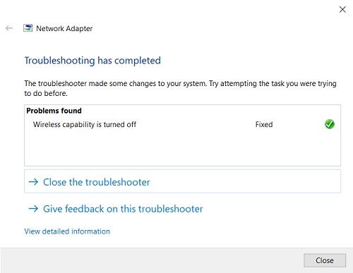 troubleshoot problems network