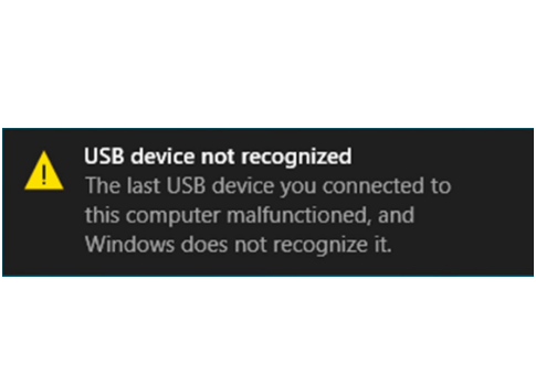 Lỗi không nhận USB windows 11