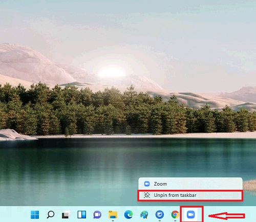 gỡ phần mềm ra khỏi Taskbar đơn giản