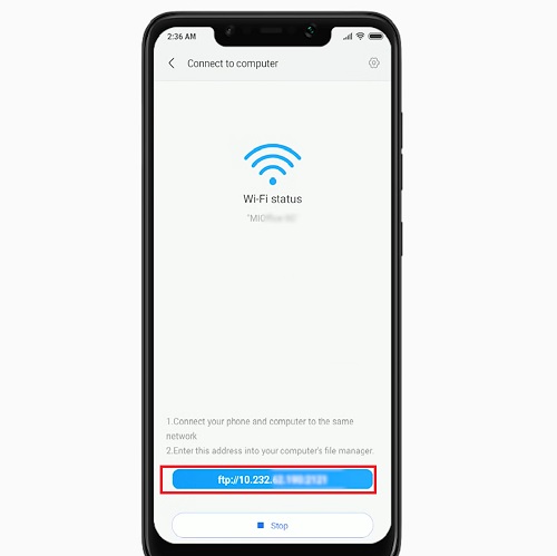 Địa chỉ mạng wifi của thiết bị