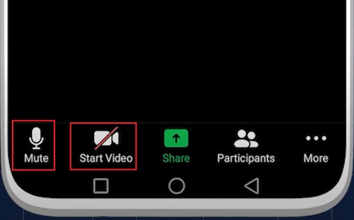 Tắt mic ứng dụng Zoom điện thoại