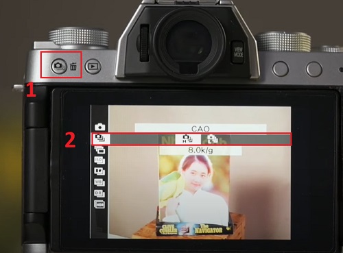 Chế độ chụp nhiều ảnh liên tục máy ảnh fujifilm X-T200