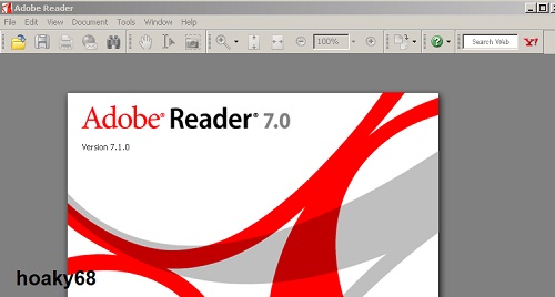 Đọc pdf Adobe Reader