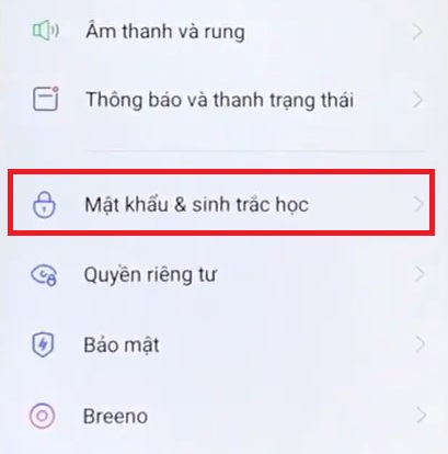 cài mật khẩu oppo