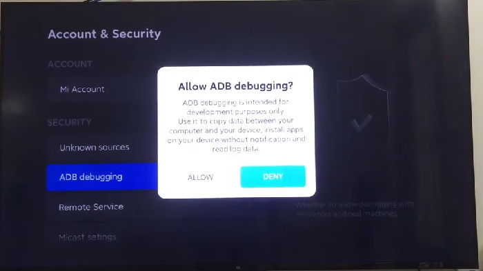 cài tiếng việt ADB Debugging tV xiaomi